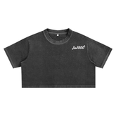 Snow Washed Crop Top