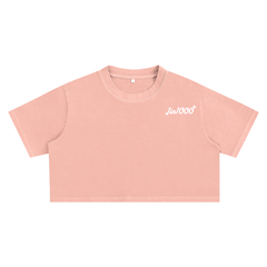 Snow Washed Crop Top