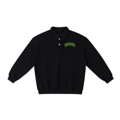 Heavyweight Polo-Collar Sweatshirt